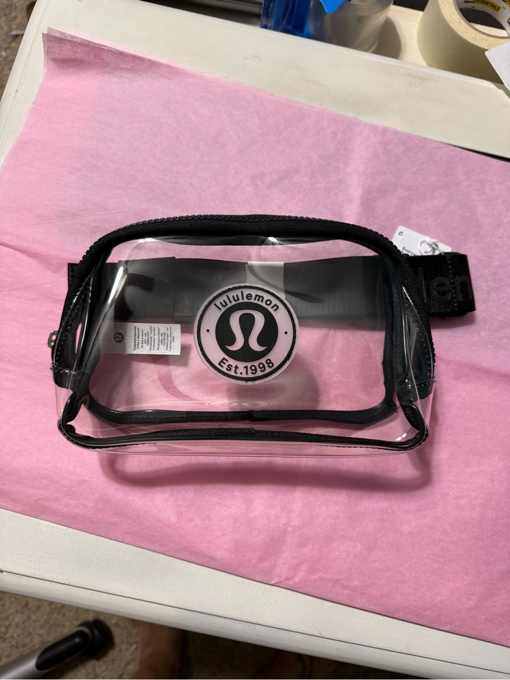 lululemon Everywhere Clear Belt Bag NWT